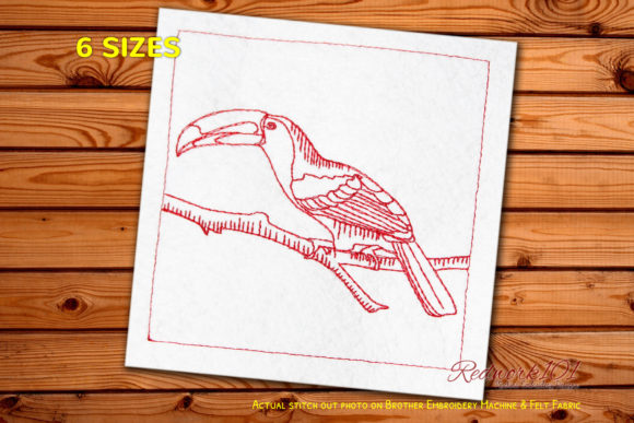 Beautiful Toucan Bird Redwork Design: A Practical Review for Real Embroidery Projects