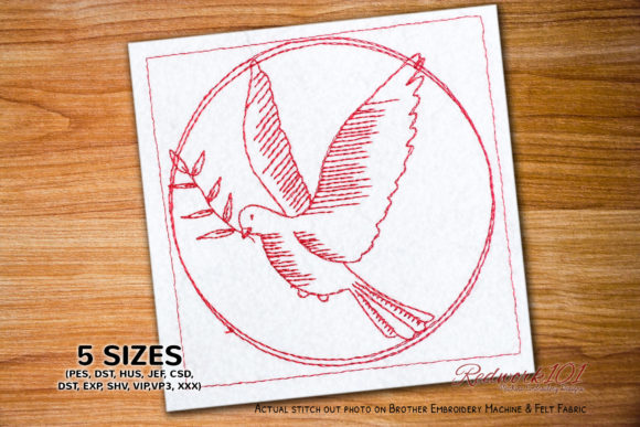 Christmas Dove Design Review for Holiday Embroidery