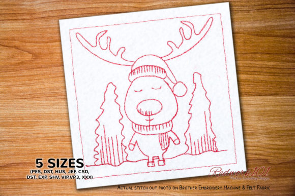 Christmas Reindeer Machine: Seller's Embroidery Review
