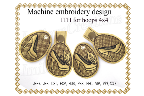 Key Fob Butterfly Shoe – in the Hoop: A Seller's Review
