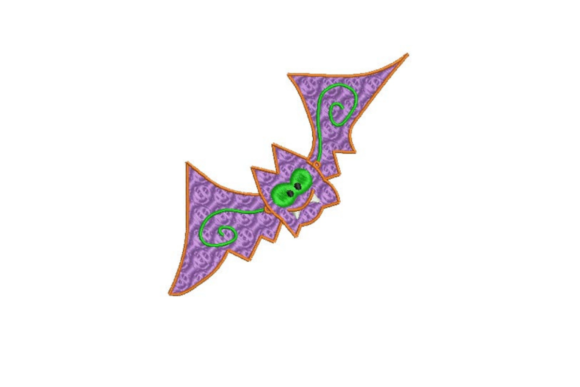 Purple Vamp: Apparel-Ready Halloween Embroidery
