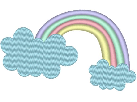 Rainbow and Clouds: A Hands-On Embroidery Design Review