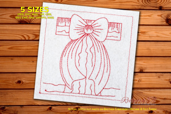 Red Christmas Bow Redwork: A Designer's Practical Review