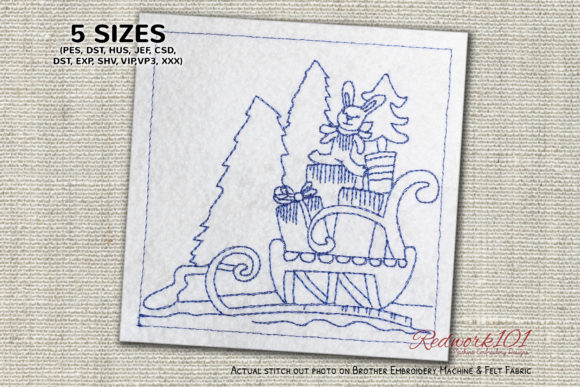 Santa Sleigh Bluework: A Designer's Review for Craft Fair Sellers