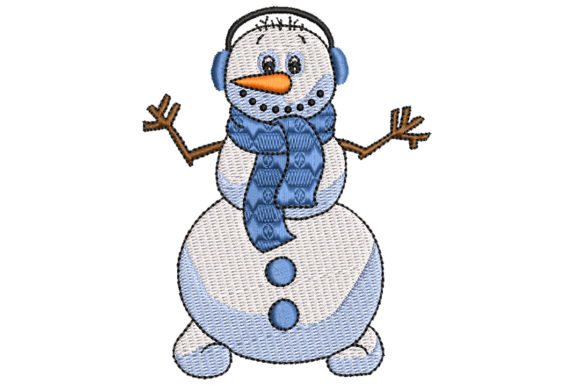 Snowman with Ear Mittens – A Designer's Take on a Winter Classic